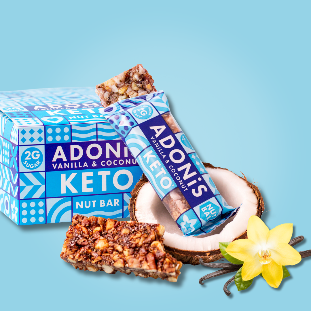 Vanilla & Coconut Keto Nut Bars (16x35g)