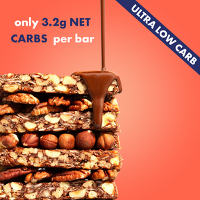 Pecan, Hazelnut & Cocoa Keto Nut Bars (16x35g)
